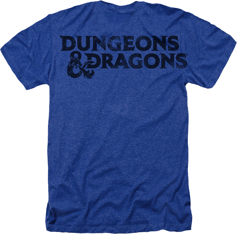 Blue Big Print Logo Dungeons & Dragons T-Shirt product image 3