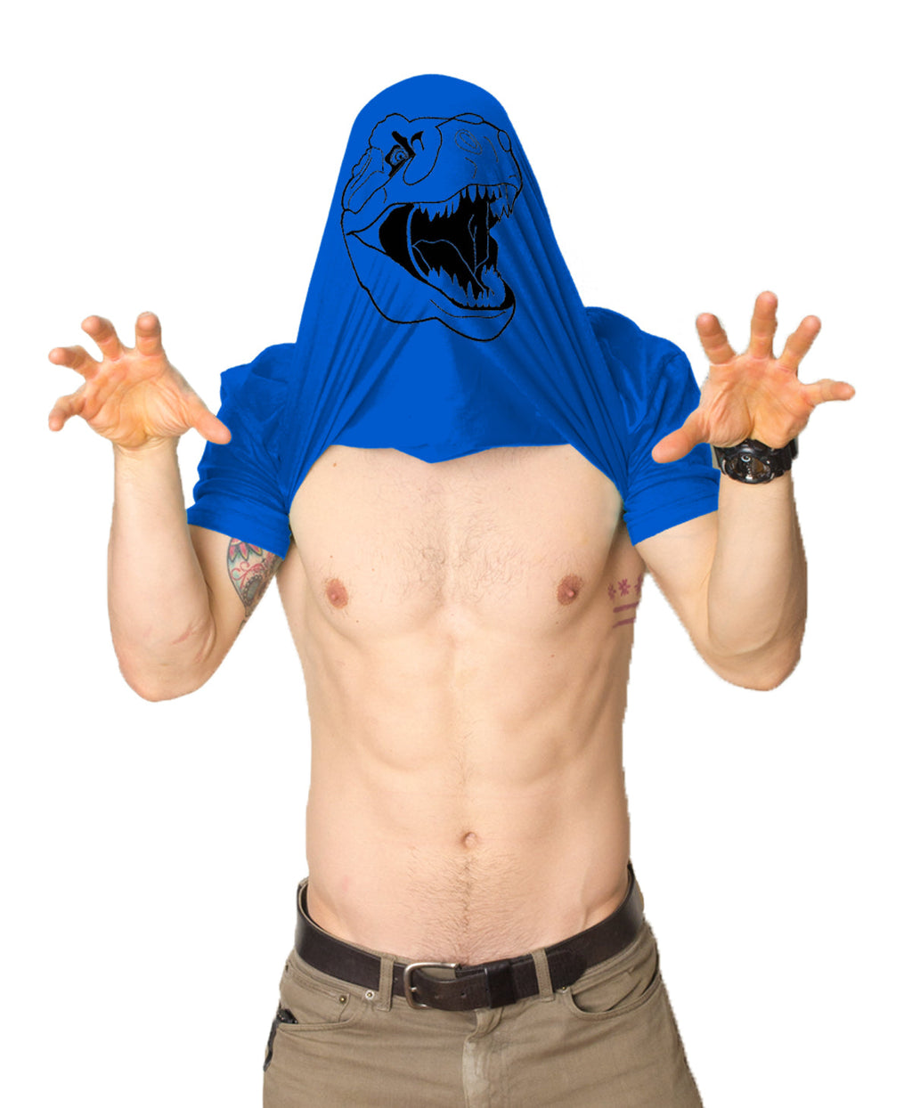 Ask Me About My T-Rex Flip Men's T Shirt product image 9