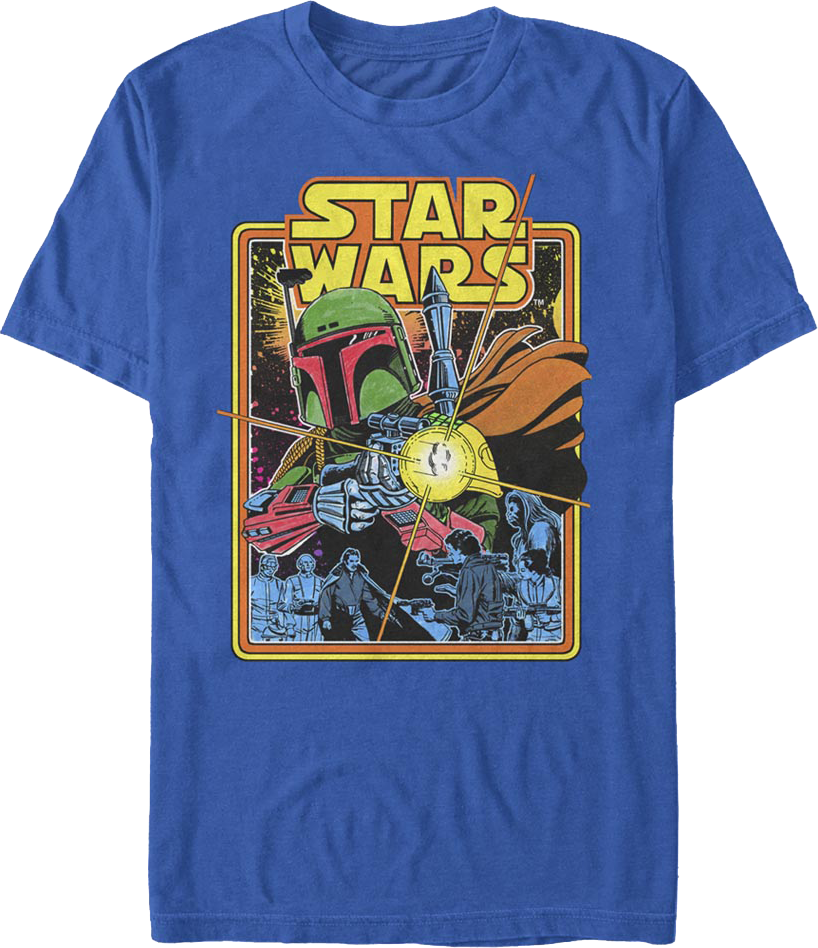 Boba Fett The Search Begins Star Wars T-Shirt product image 1