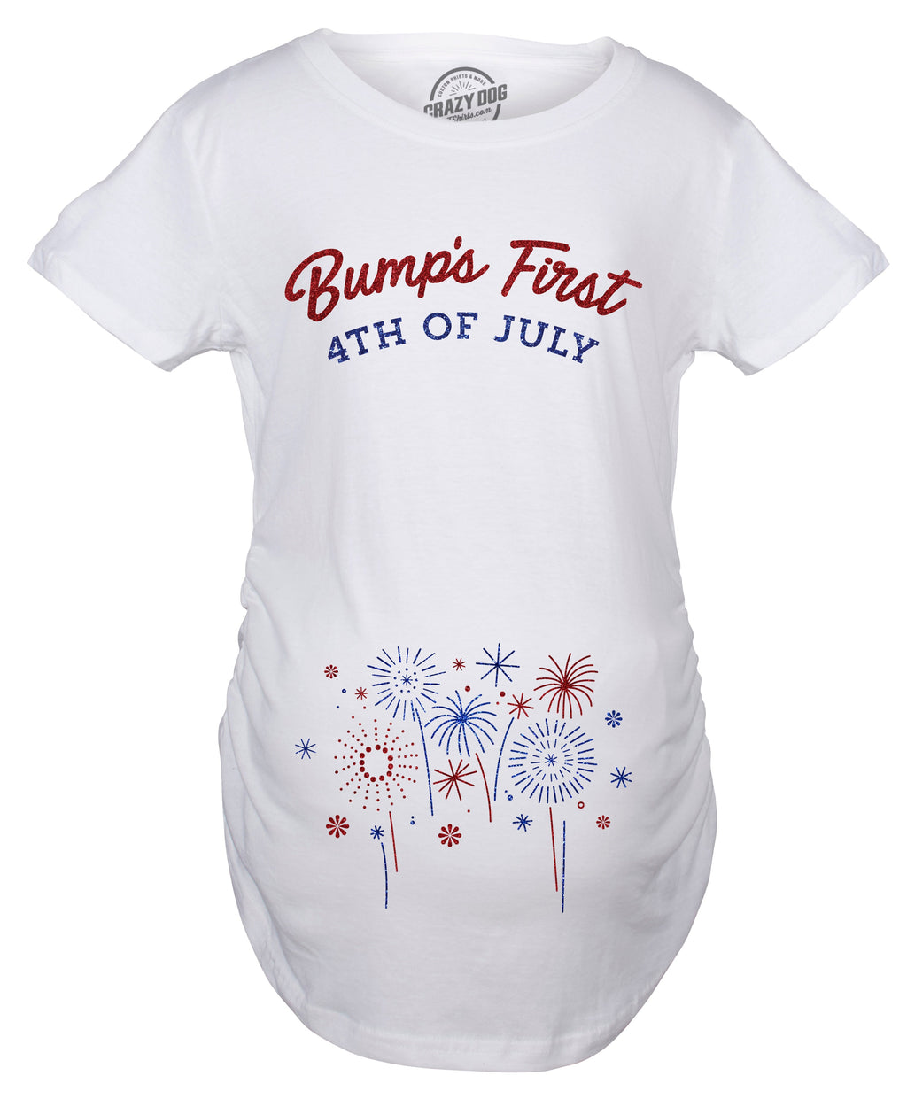 Bump's First 4th Of July Maternity T Shirt product image 4