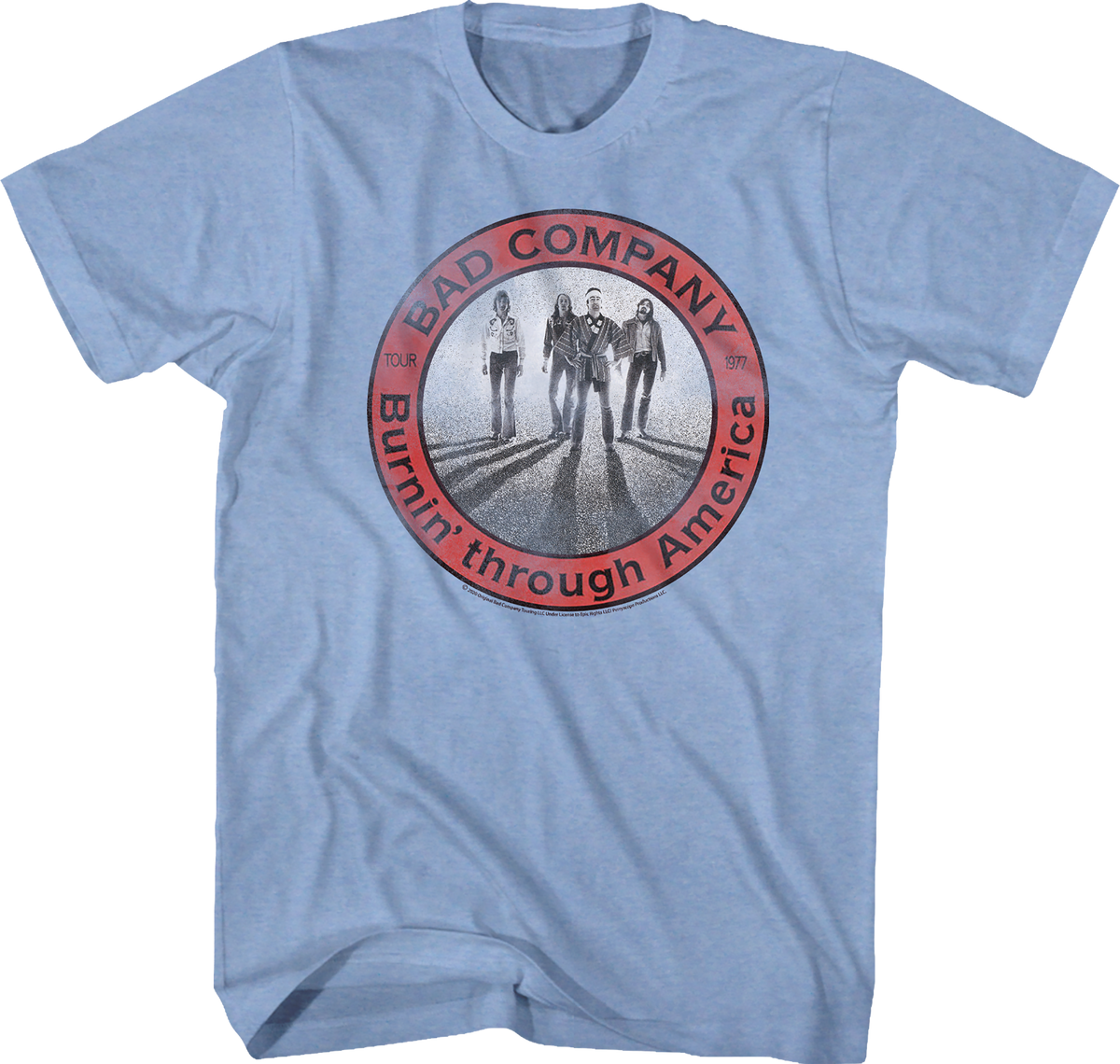 Burnin' Through America Tour Bad Company T-Shirt product image 1