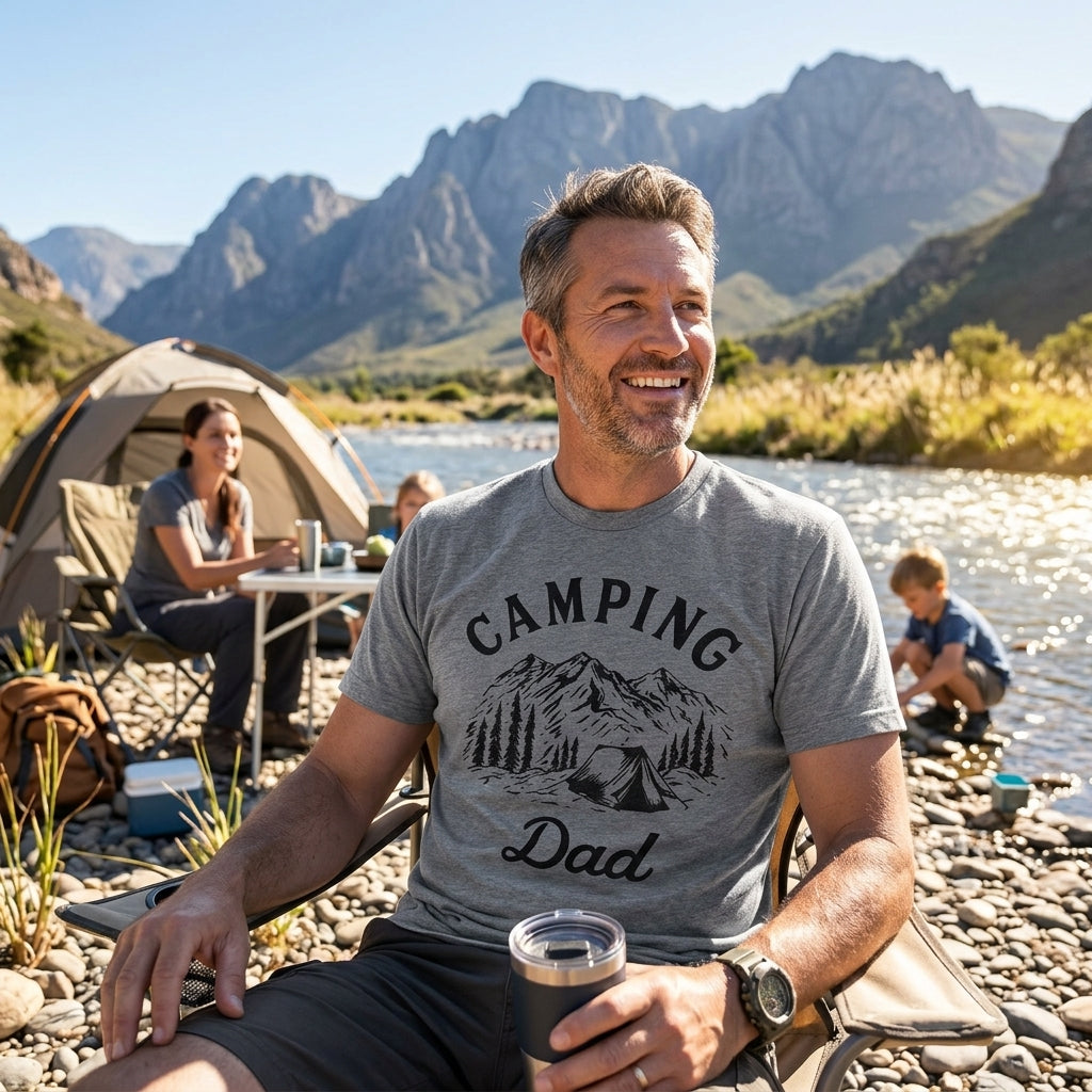 Camping Dad Men's T Shirt product image 2