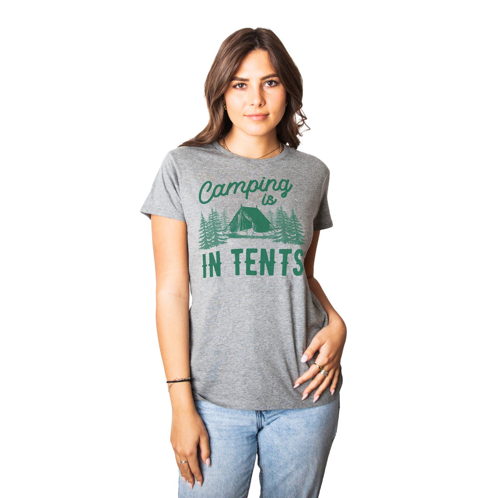Camping Is In Tents Women's T Shirt product image 1