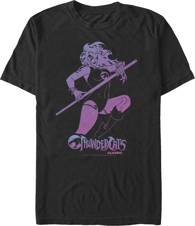 Cheetara Cool Colors ThunderCats T-Shirt product image 1