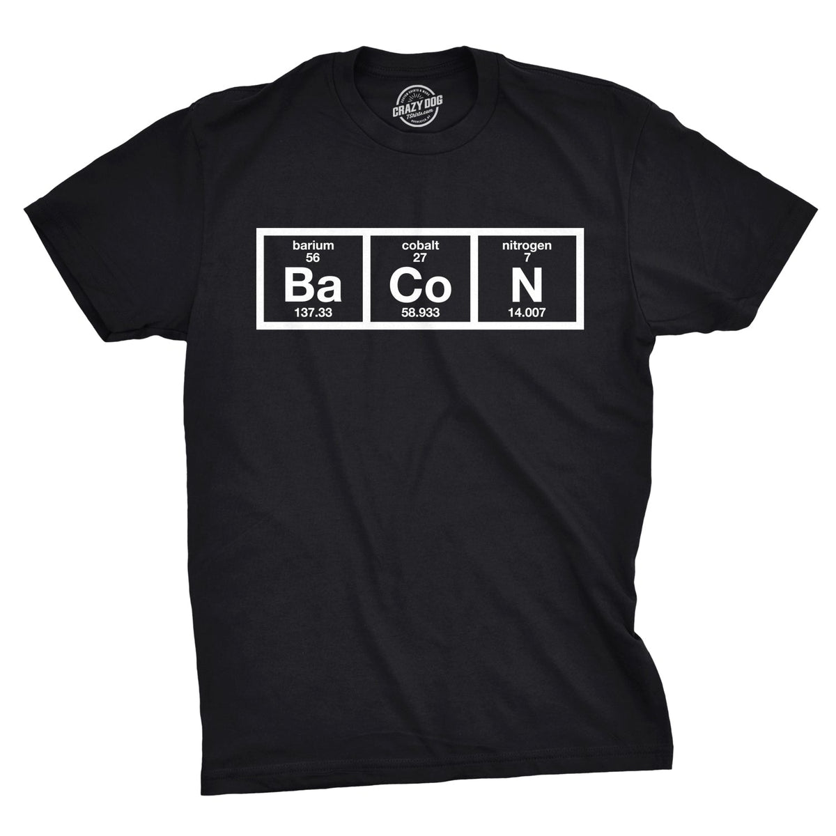 Chemistry Of Bacon Men's T Shirt product image 7