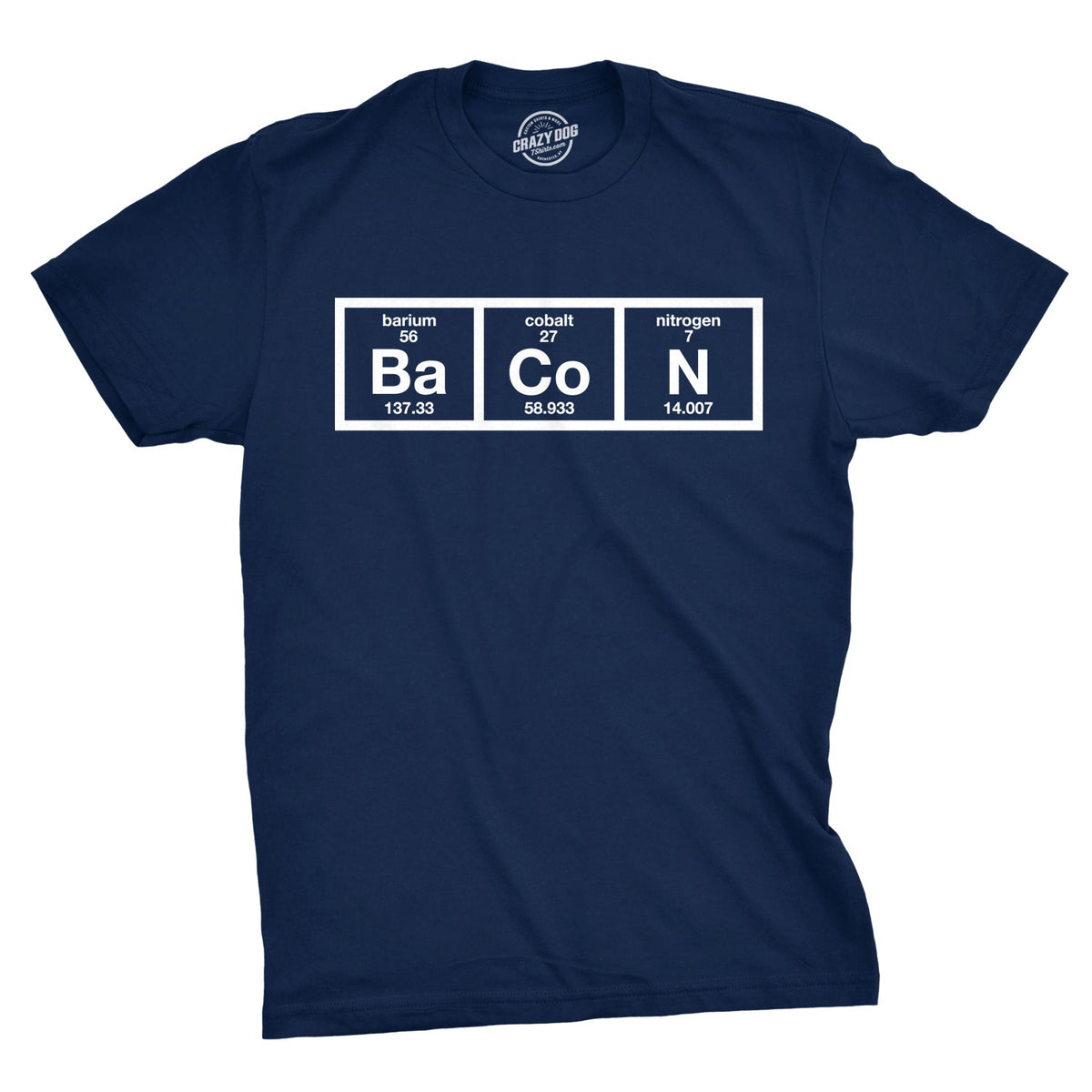 Chemistry Of Bacon Men's T Shirt product image 8
