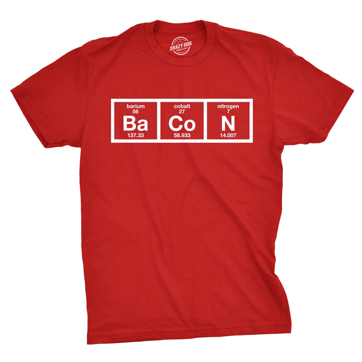 Chemistry Of Bacon Men's T Shirt product image 11