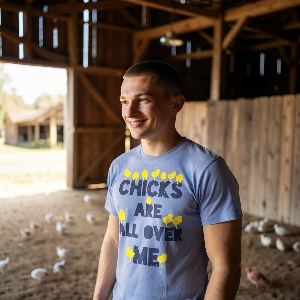 Chicks Are All Over Me Men's T Shirt product image 5