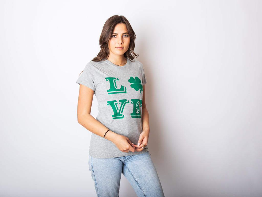 LOVE Lucky Clover Women's T Shirt product image 2