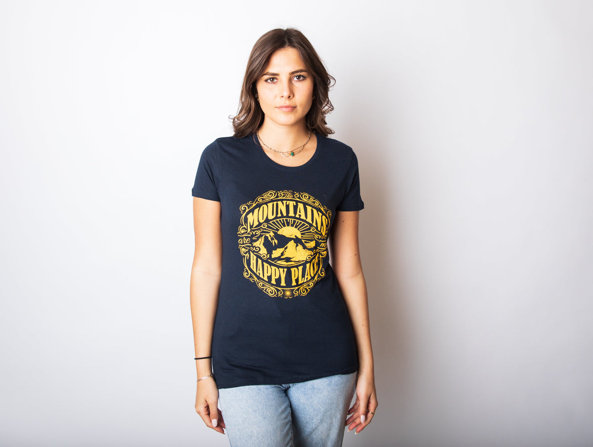 Mountains Are My Happy Place Women's T Shirt product image 2