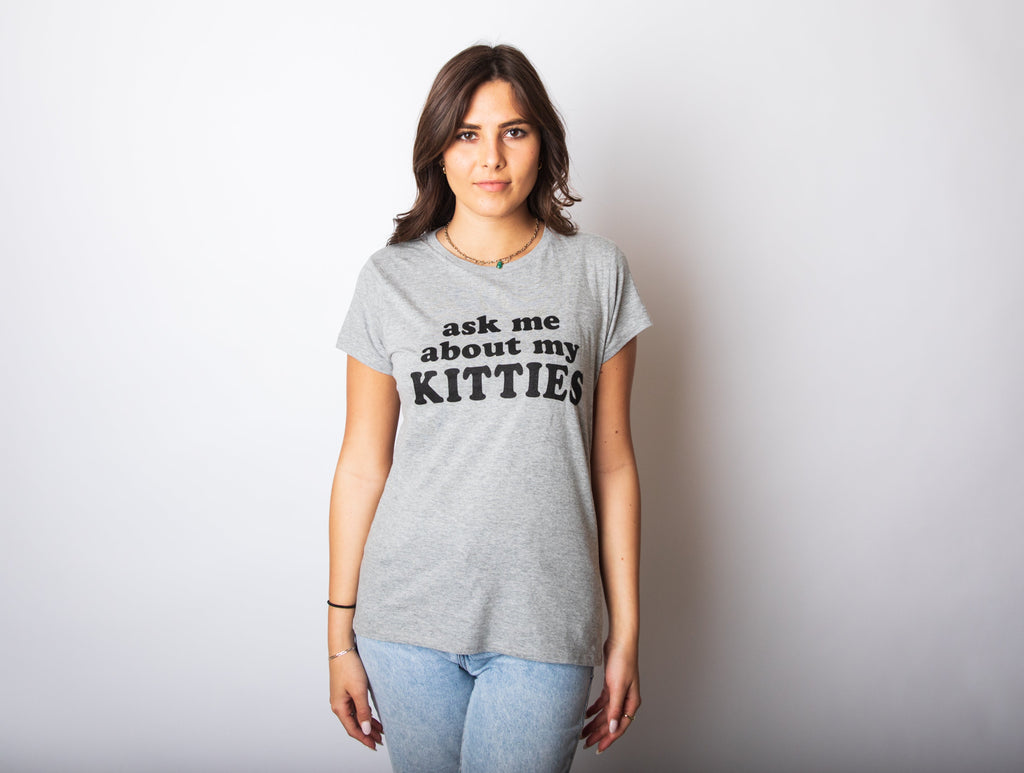 Ask Me About My Kitties Men's T Shirt product image 4
