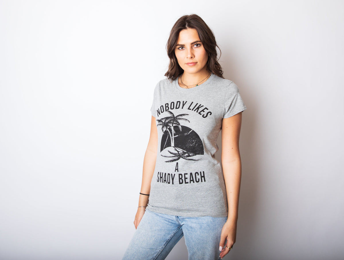 Nobody Likes A Shady Beach Palm Tree Women's T Shirt product image 2