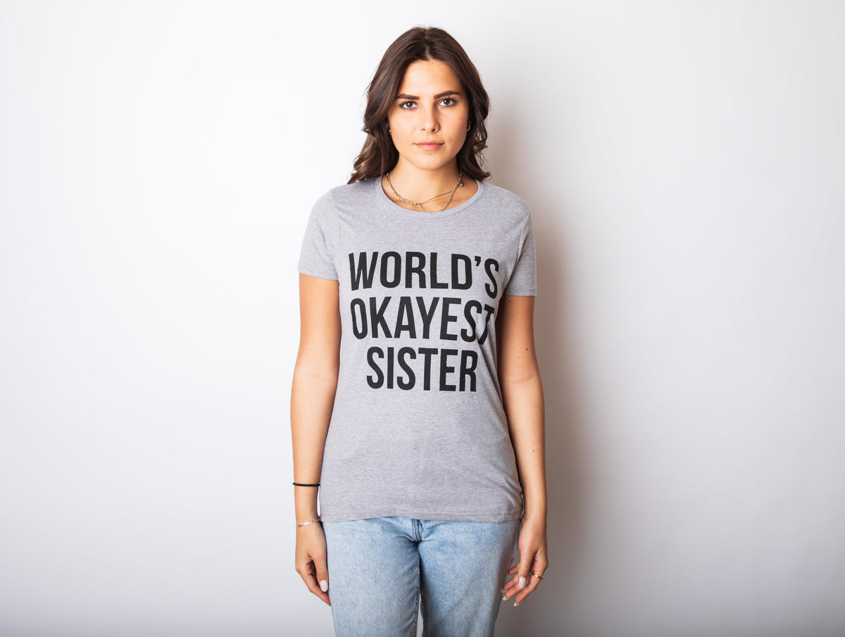 World's Okayest Sister Women's T Shirt product image 2