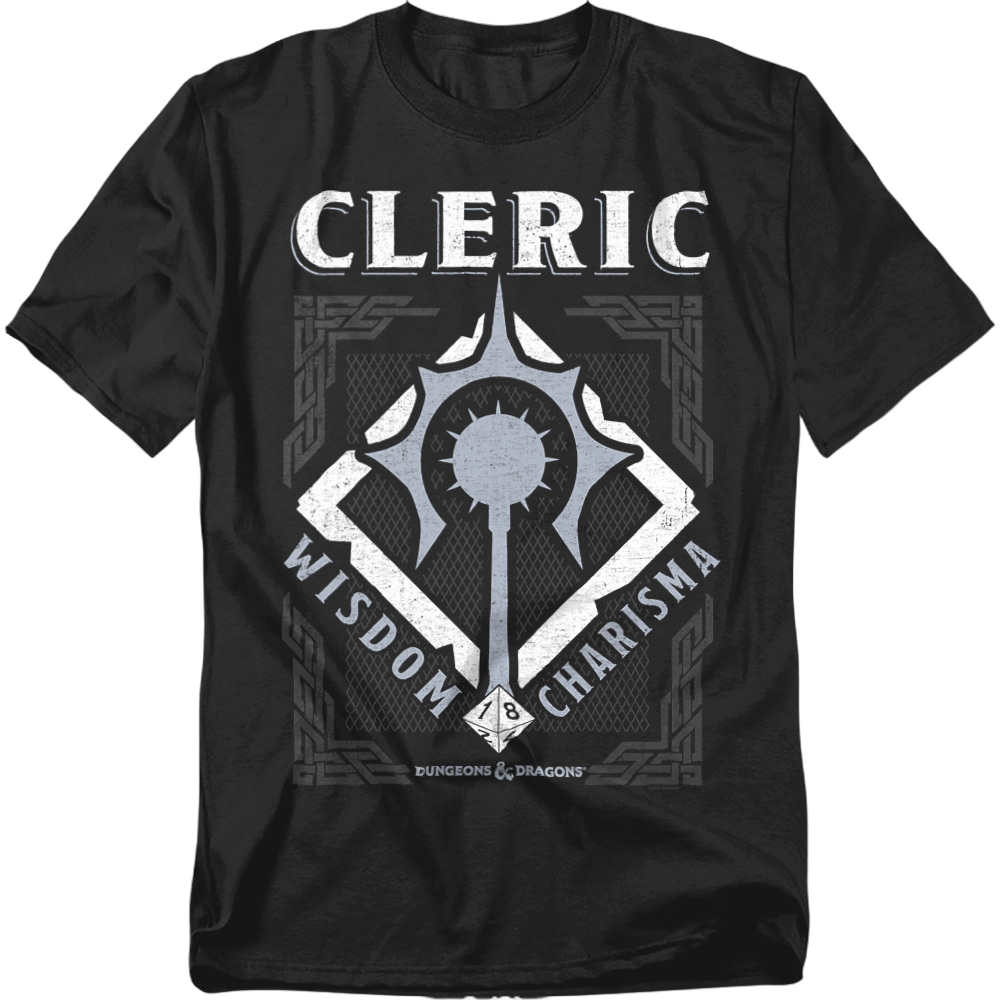 Cleric Logo Dungeons & Dragons T-Shirt product image 1