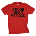 Ask Me About My Cock Flip Men's T Shirt product image 1