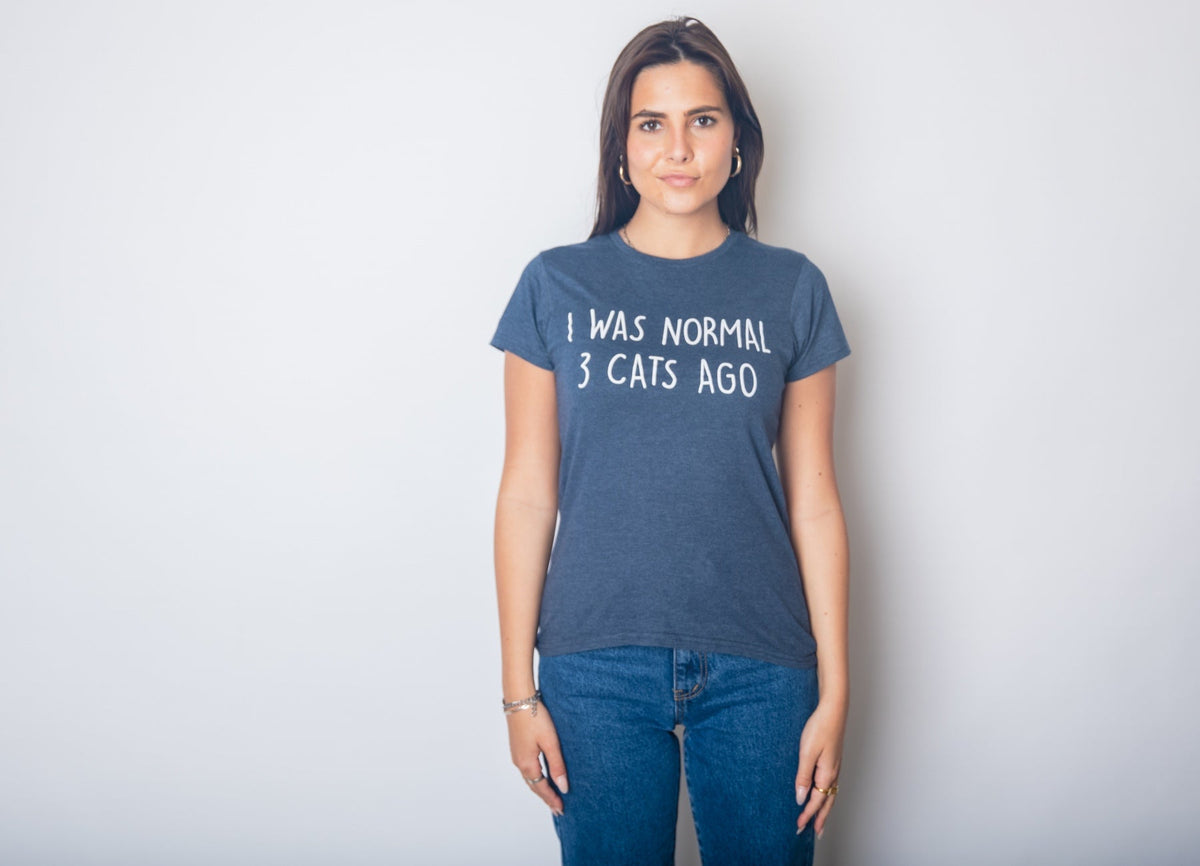 I Was Normal 3 Cats Ago Women's T Shirt product image 4