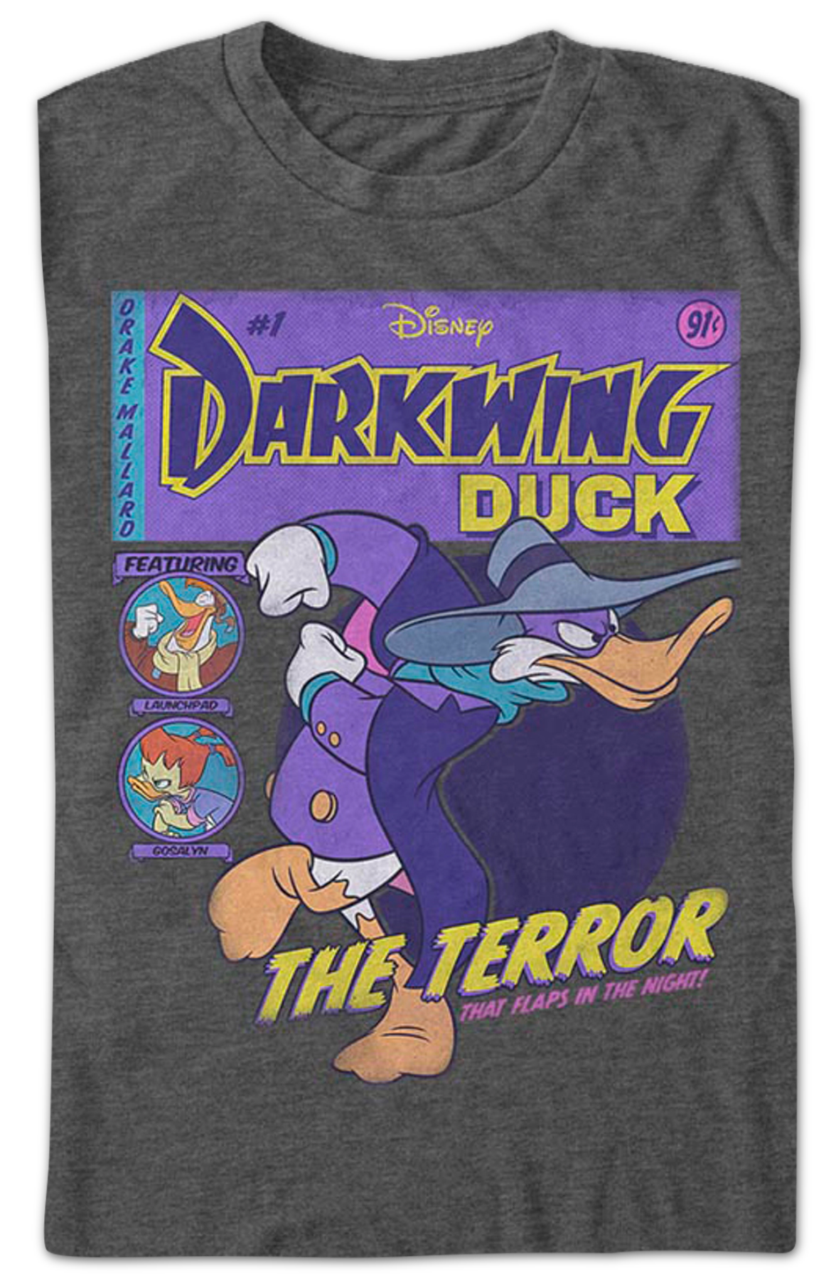 Comic Book Cover Darkwing Duck T-Shirt product image 2
