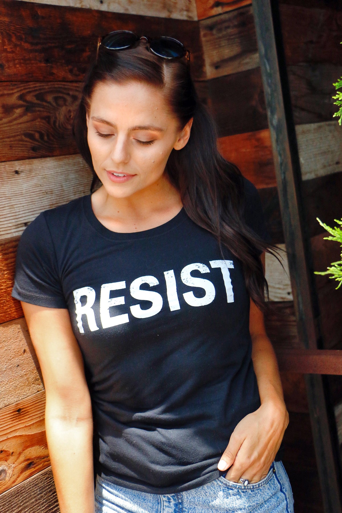 Womens Resist T Shirts Political Anti Authority Protest product image 5