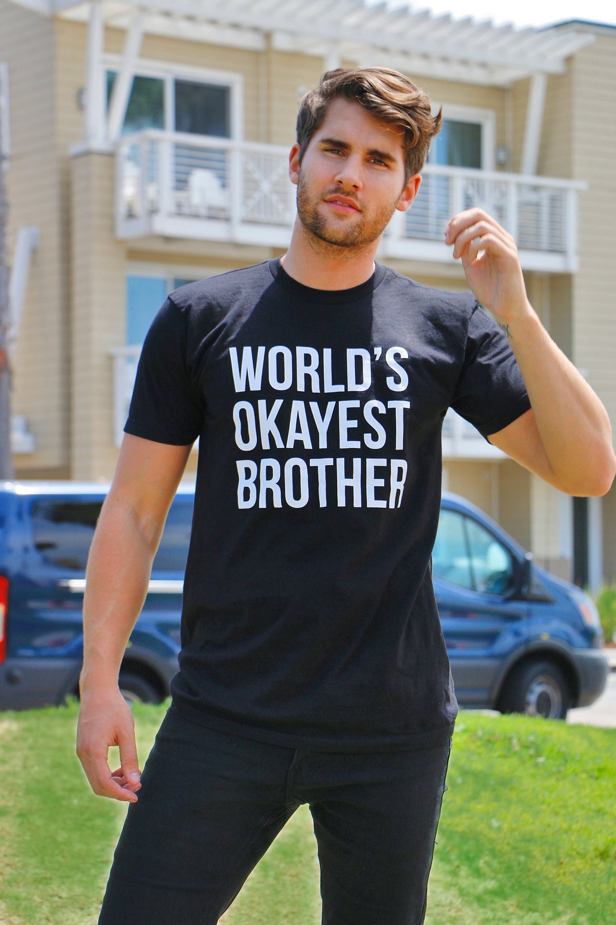 World's Okayest Brother Men's T Shirt product image 4