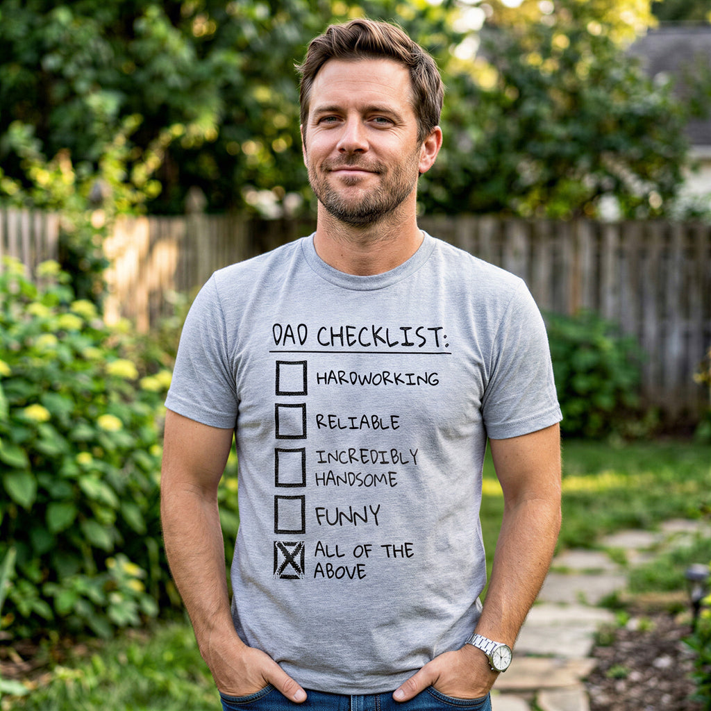 Dad Checklist Men's T Shirt product image 5