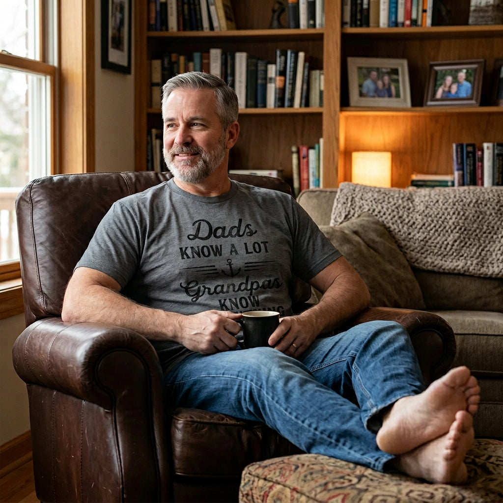 Dad Knows A Lot Grandpas Know Everything Men's T Shirt product image 2