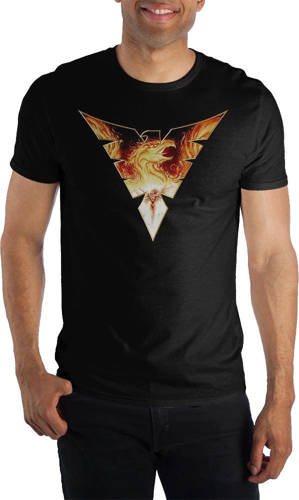 Dark Phoenix Logo Marvel Comics T-Shirt product image 1