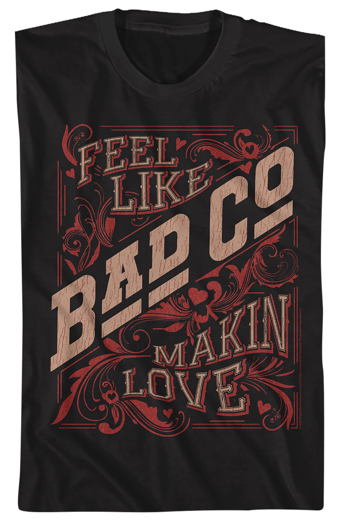 Distressed Feel Like Makin' Love Bad Company T-Shirt product image 2