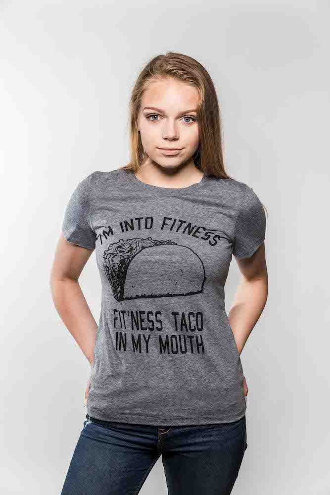 Fitness Taco In My Mouth Women's T Shirt product image 4