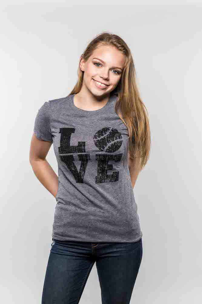 LOVE Baseball Women's T Shirt product image 4