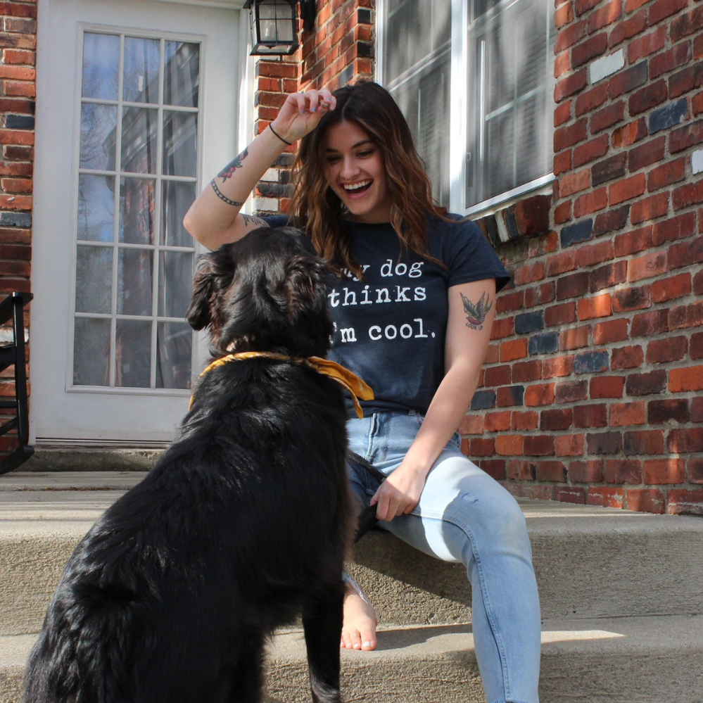 My Dog Thinks I'm Cool Women's T Shirt product image 2