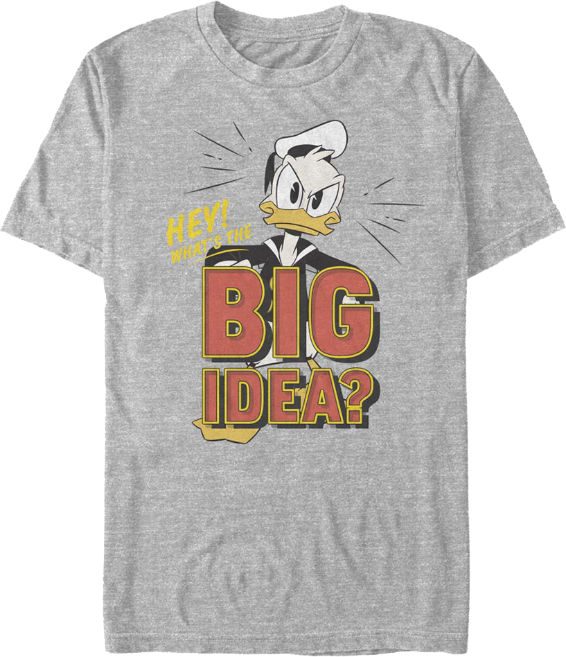 Donald Duck What's The Big Idea DuckTales T-Shirt product image 1