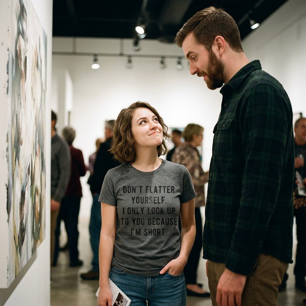 I Only Look Up To You Because I'm Short Women's T Shirt product image 2