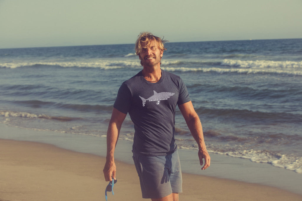 Dun Graphic Shark Text Men's T Shirt product image 2
