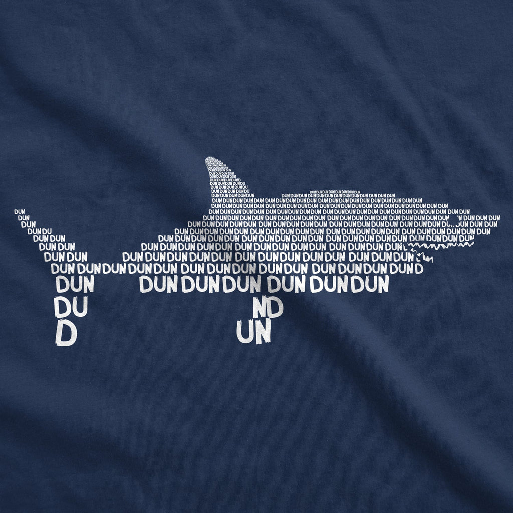 Dun Graphic Shark Text Men's T Shirt product image 3