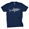 Dun Graphic Shark Text Men's T Shirt product image 1