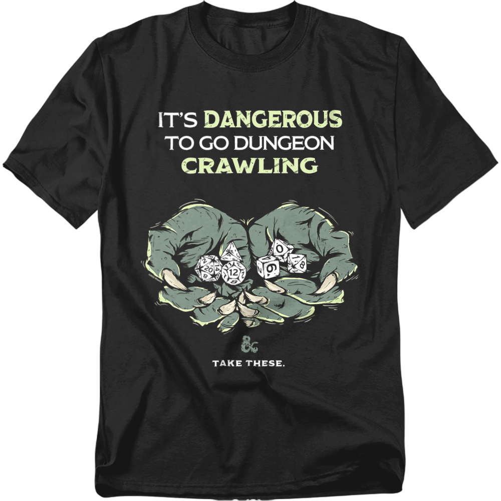 Dungeon Crawling Dungeons & Dragons T-Shirt product image 1