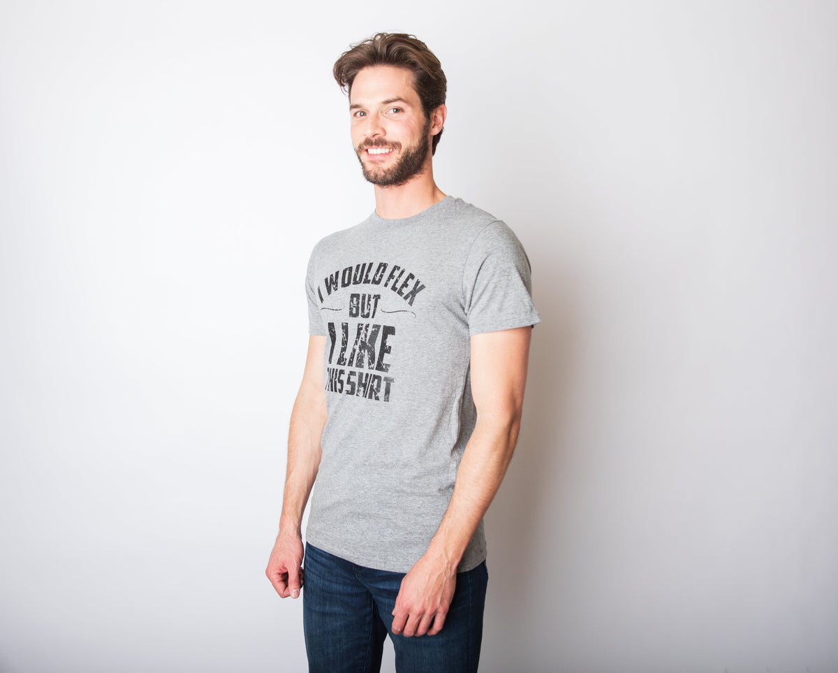I Would Flex But I Like This Shirt Men's T product image 4