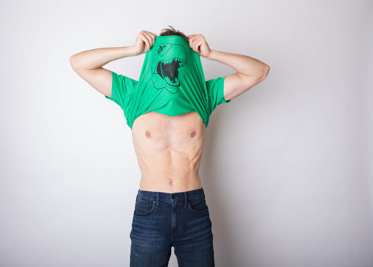 Ask Me About My T-Rex Flip Men's T Shirt product image 5