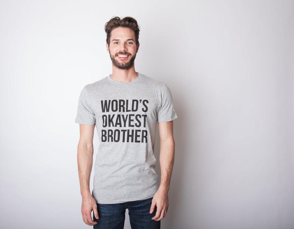 World's Okayest Brother Men's T Shirt product image 5