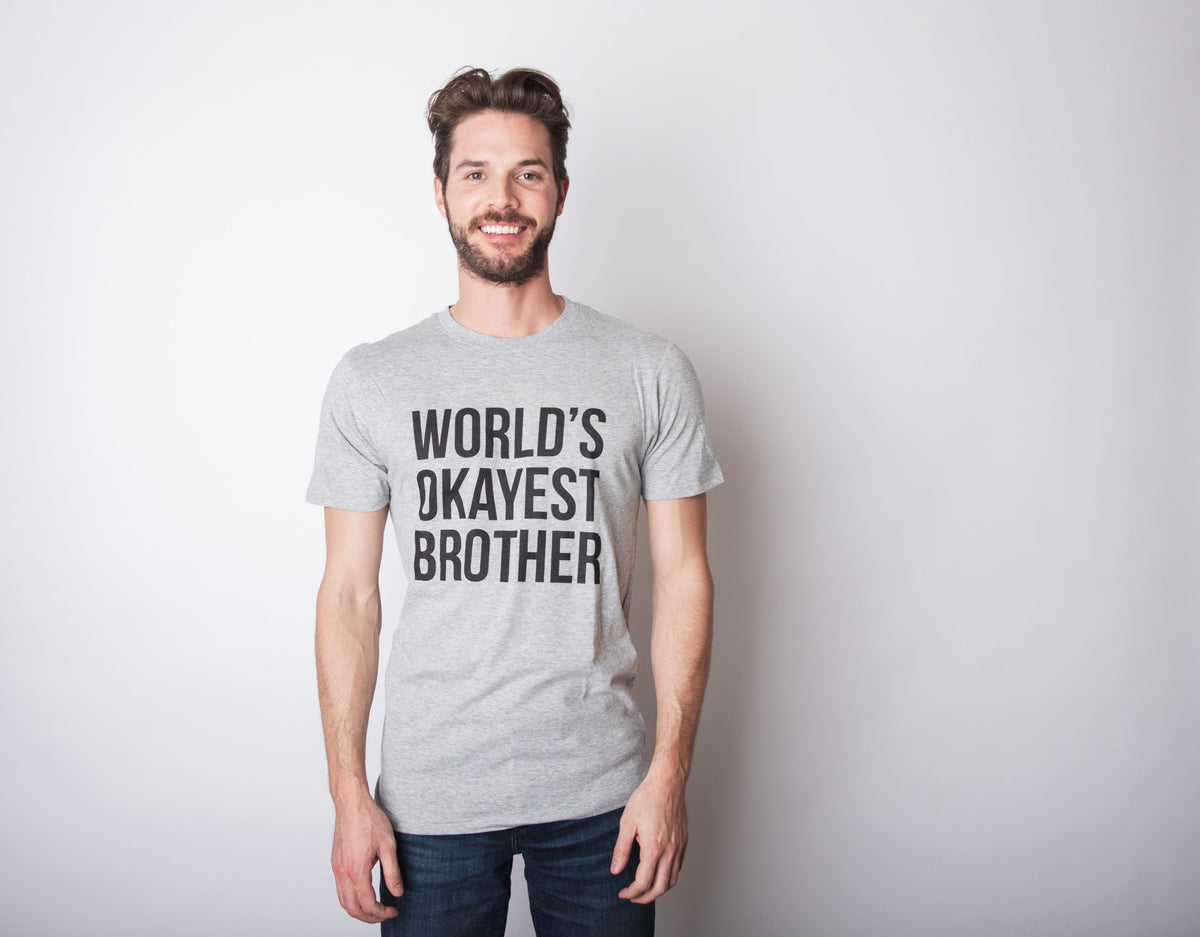 World's Okayest Brother Men's T Shirt product image 5
