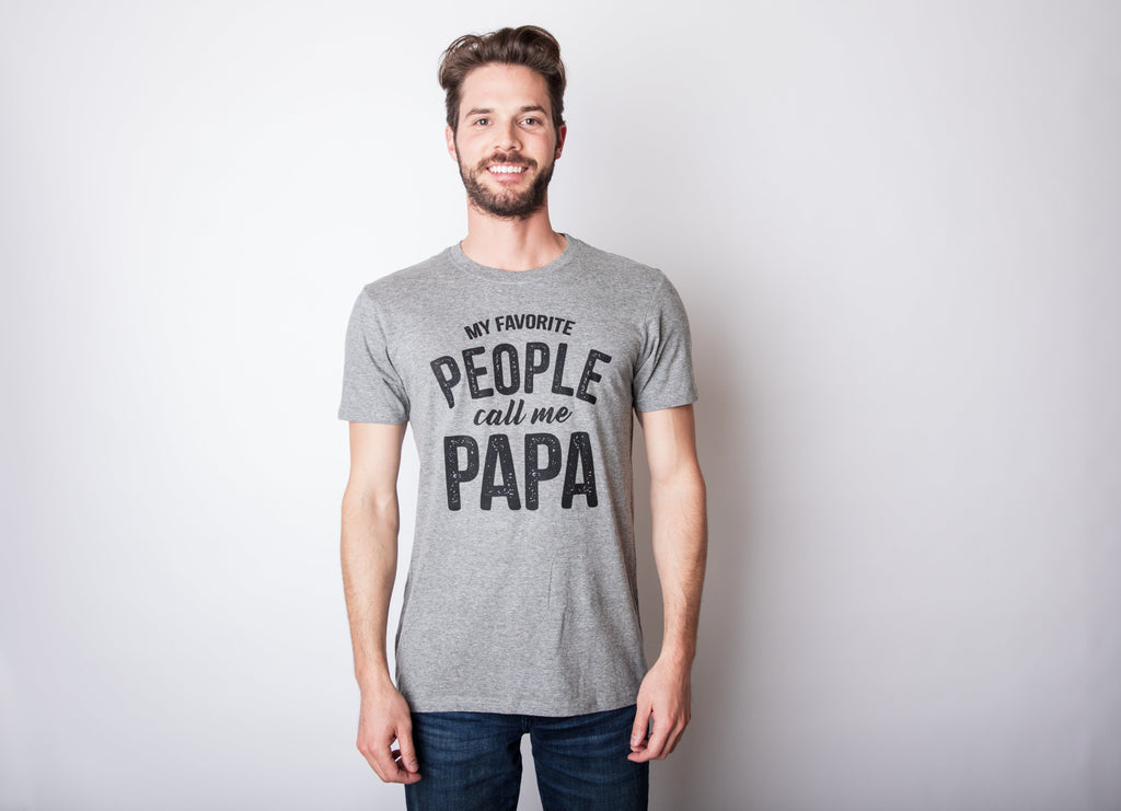 My Favorite People Call Me Papa Men's T Shirt product image 11