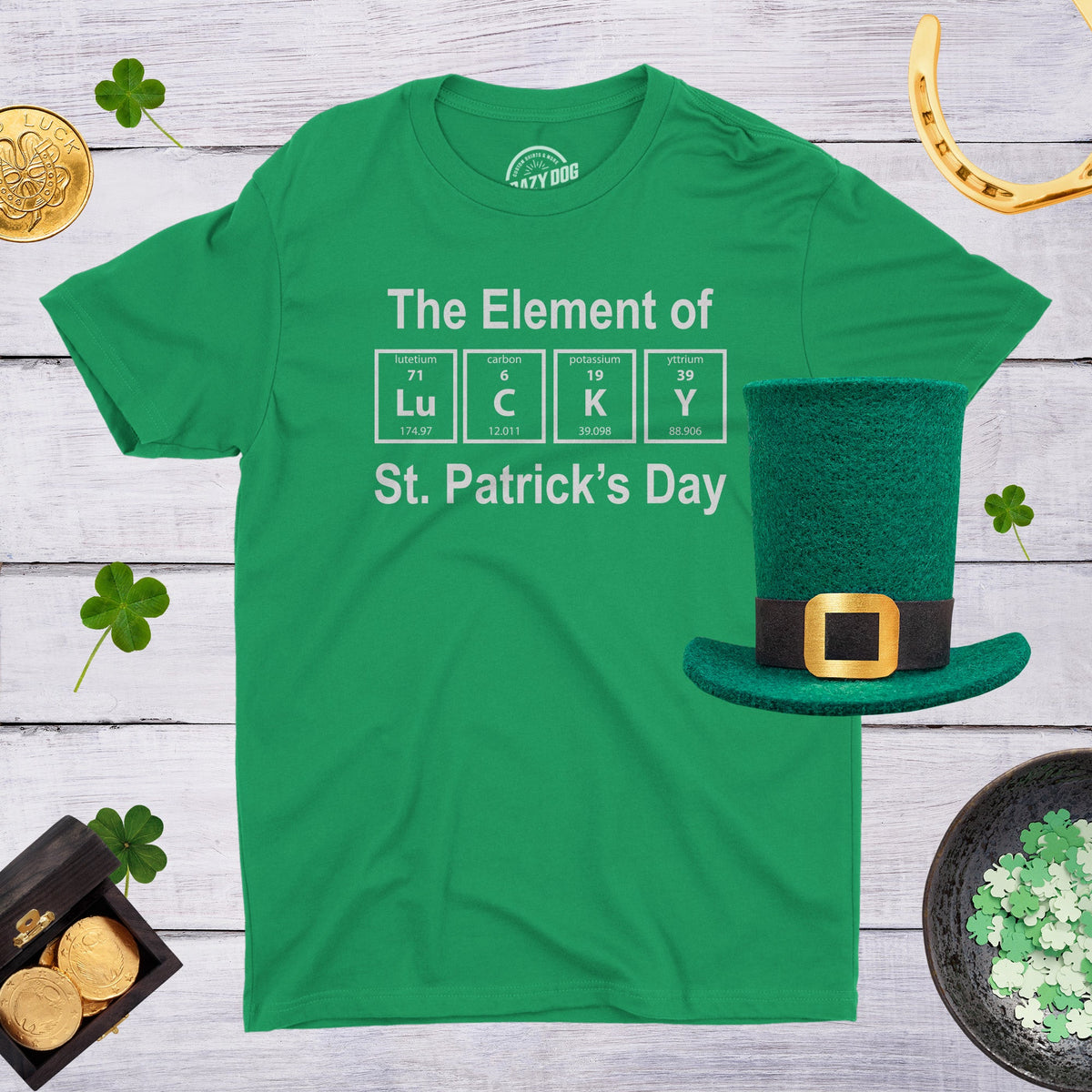 The Element Of St. Patrick's Day Men's T Shirt product image 2