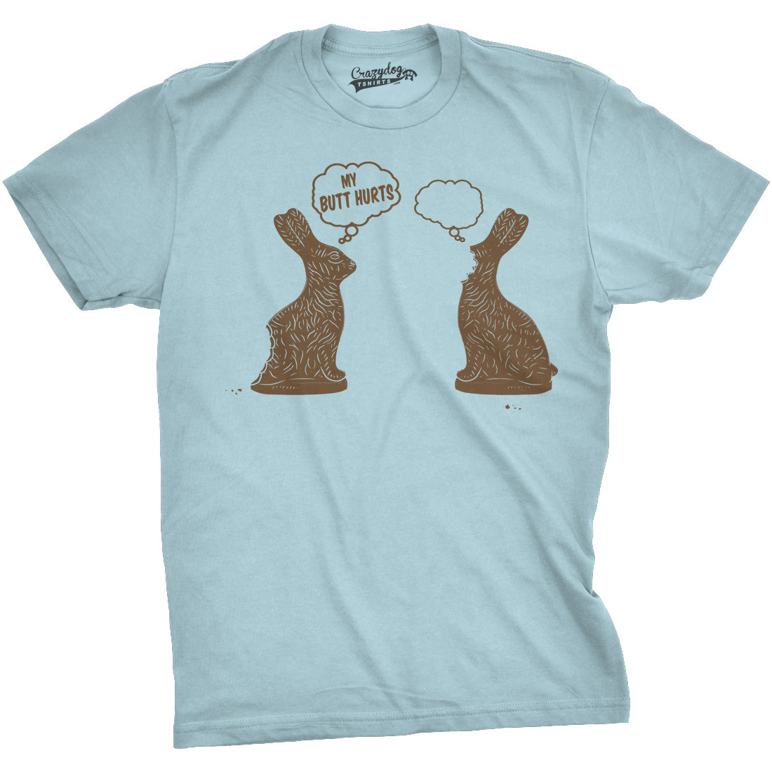 Faceless Chocolate Bunny Men's T Shirt product image 5