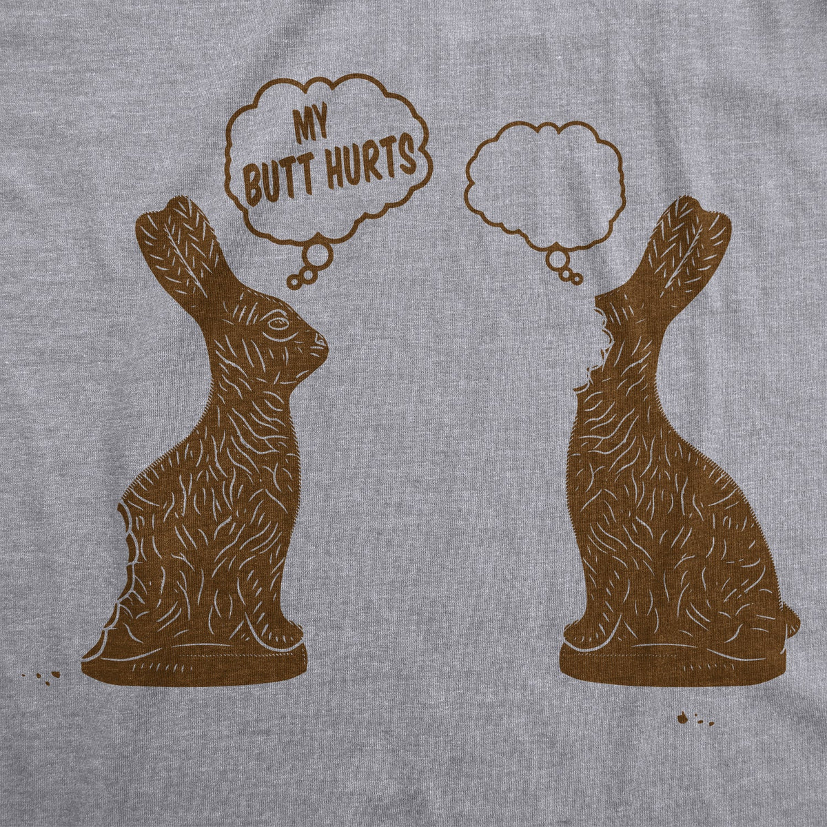 Faceless Chocolate Bunny Men's T Shirt product image 2