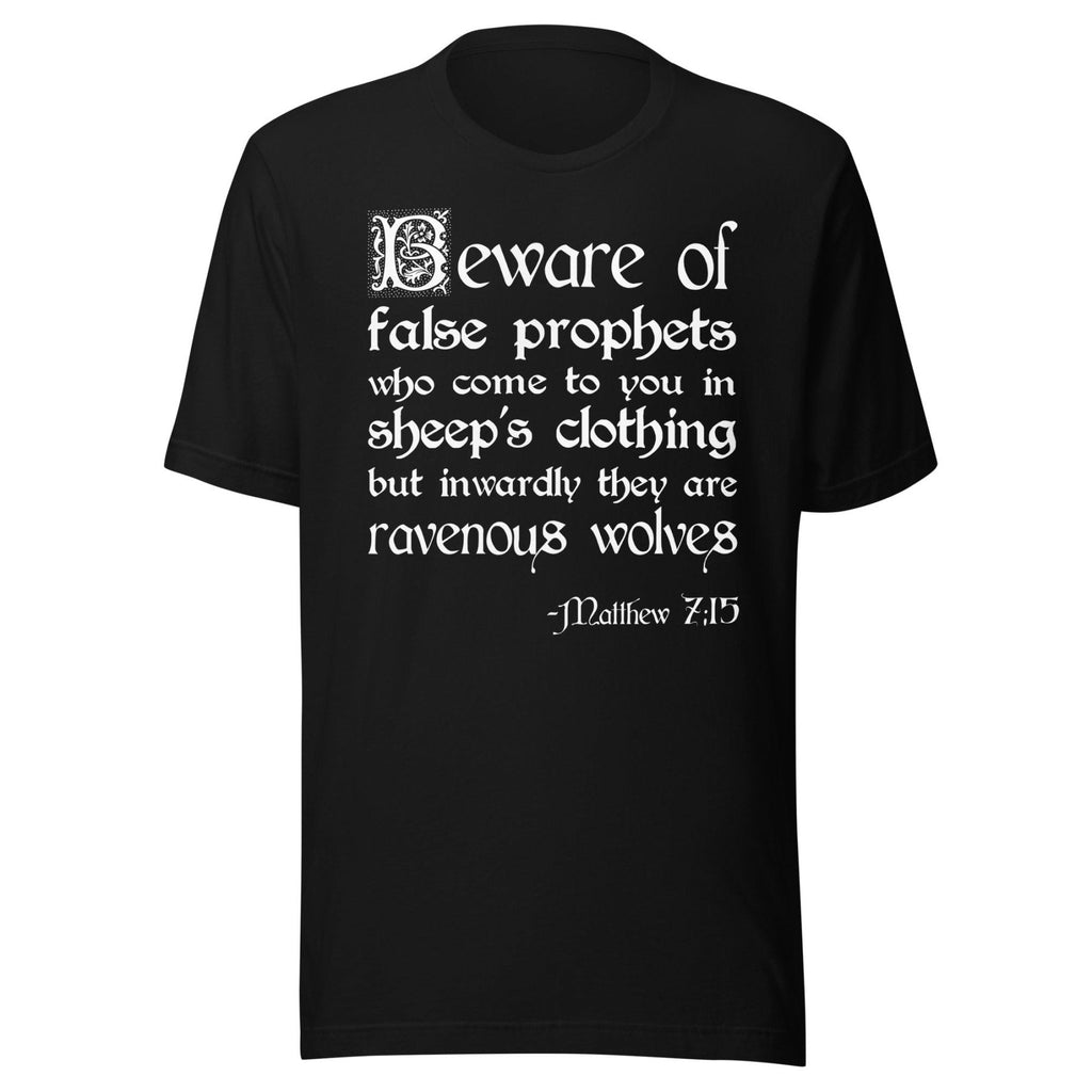 False Prophets Matthew 7:15 Shirt product image 1