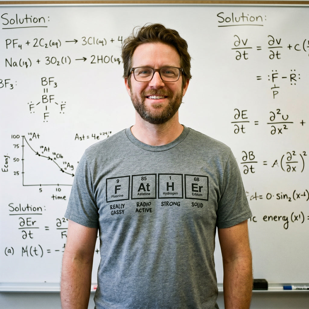 Father Periodic Table Men's T Shirt product image 2