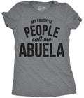 My Favorite People Call Me Abuela Women's T Shirt product image 1