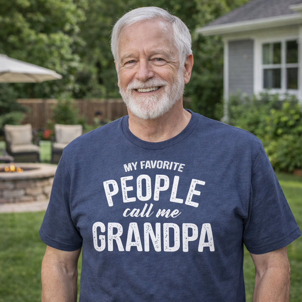 My Favorite People Call Me Grandpa Men's T Shirt product image 3