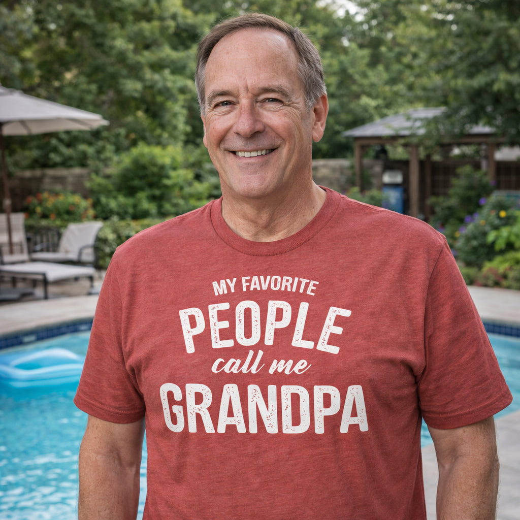 My Favorite People Call Me Grandpa Men's T Shirt product image 4