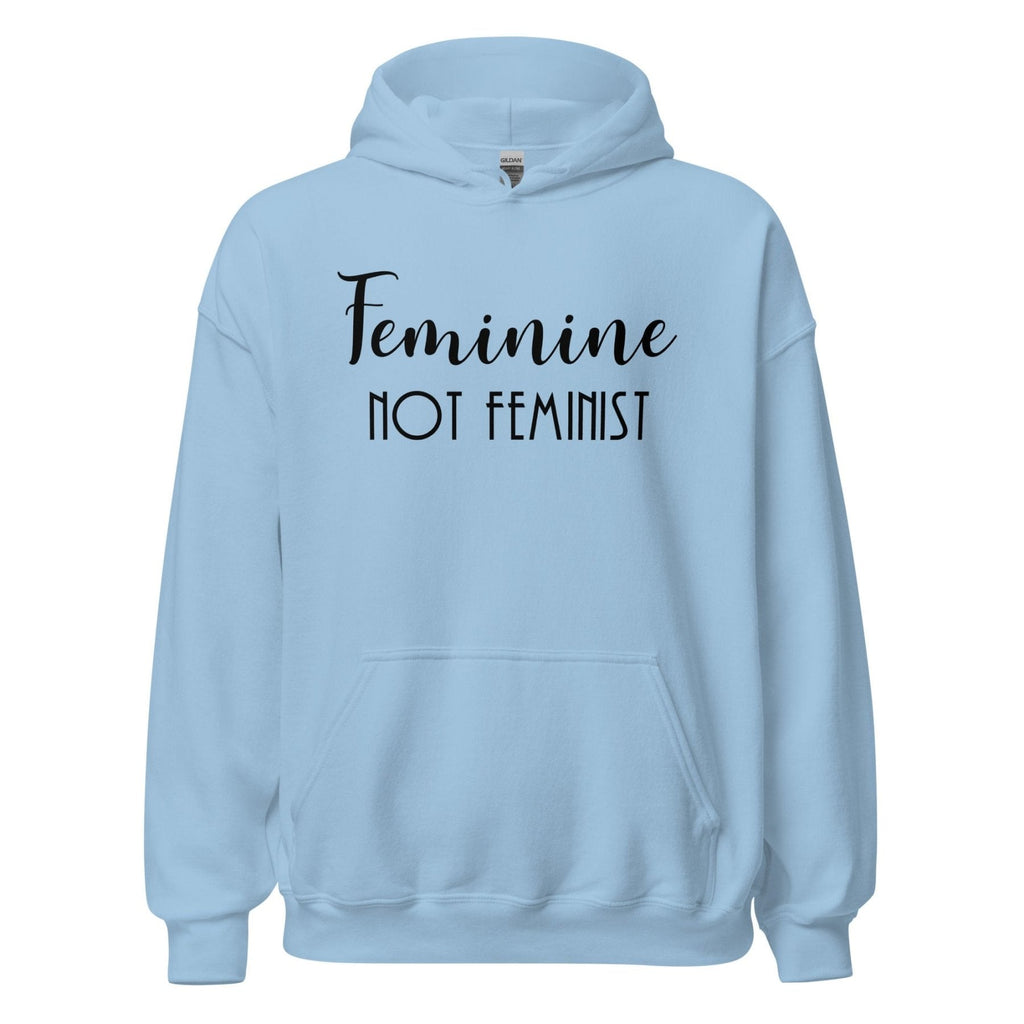 Feminine Not Feminist Hoodie product image 5